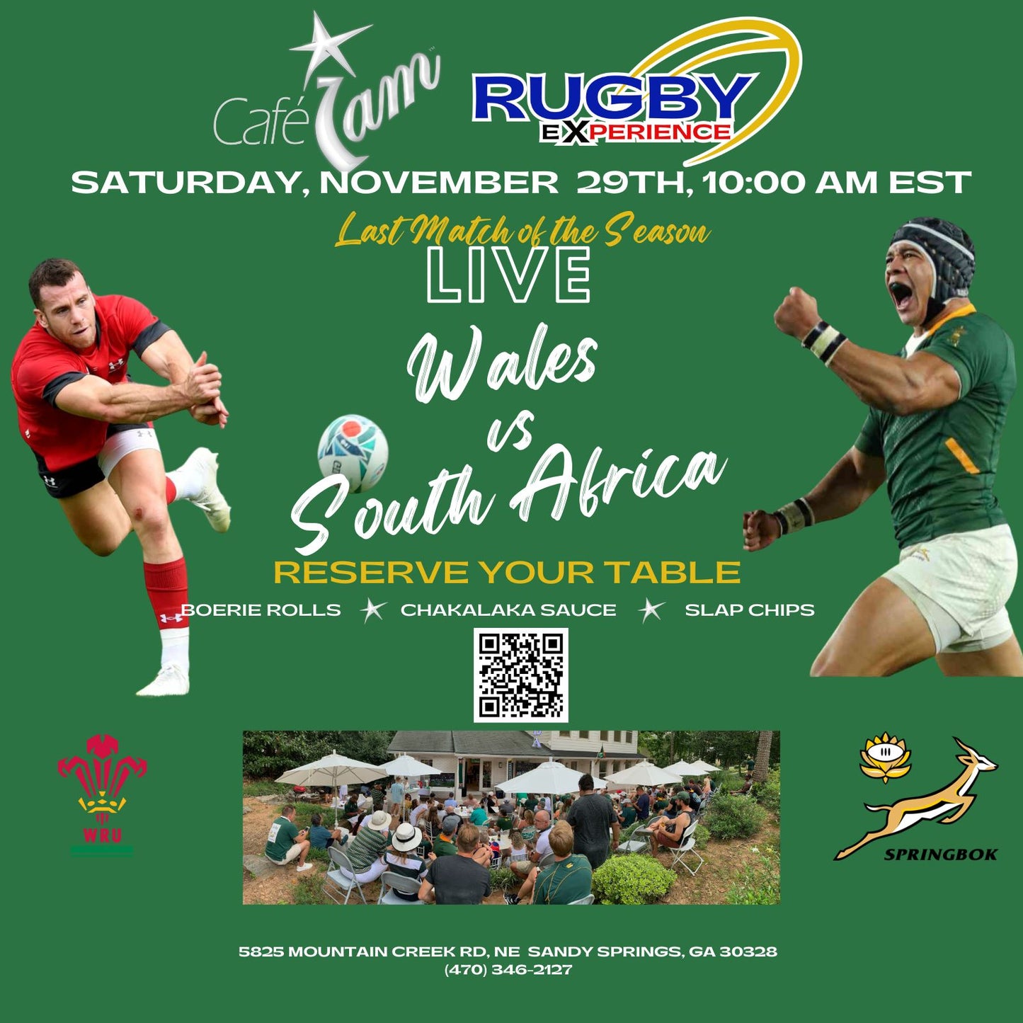 RUGBYX SA v. WALES ~ LIVE Rugby Event