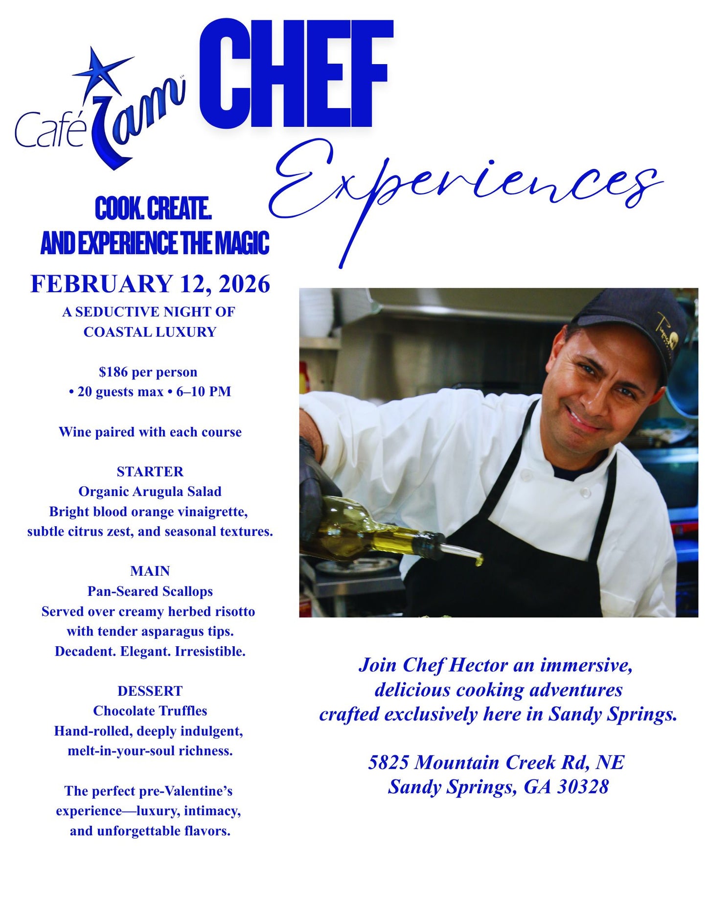 Chef Experience ~ February 12th