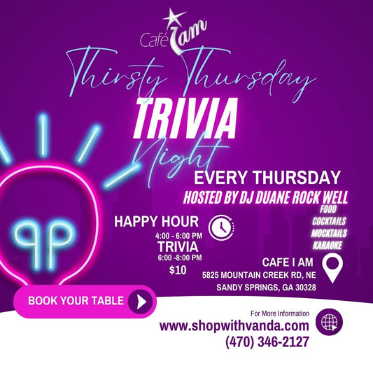 THIRSTY THURSDAY TRIVIA NIGHT & HAPPY HOUR